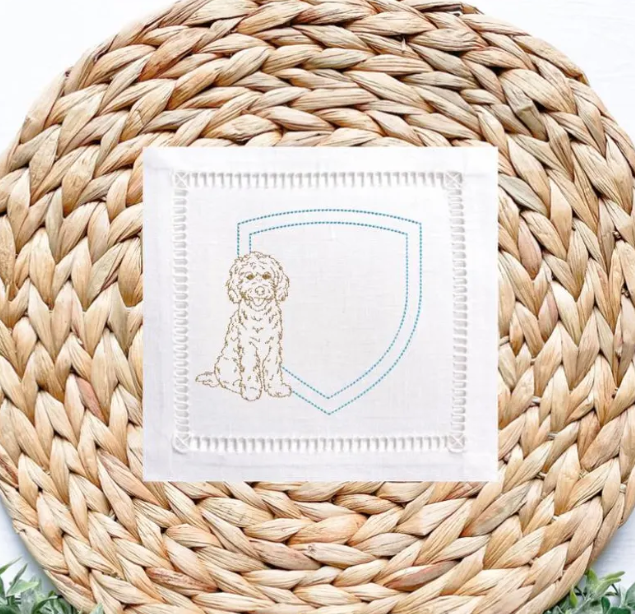 Goldend Crest Embroidery