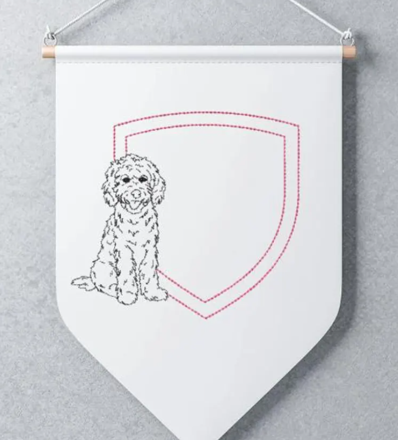 Goldend Crest Embroidery
