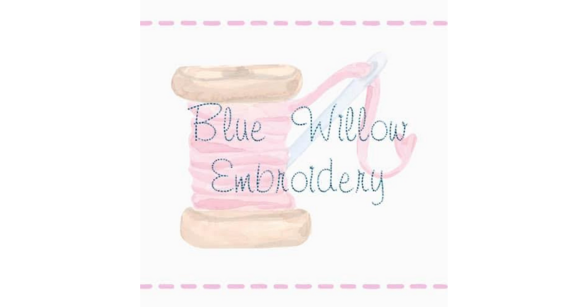 505 - 4 Blue Willow Oriental Embroidery Transfer pattern NEW!