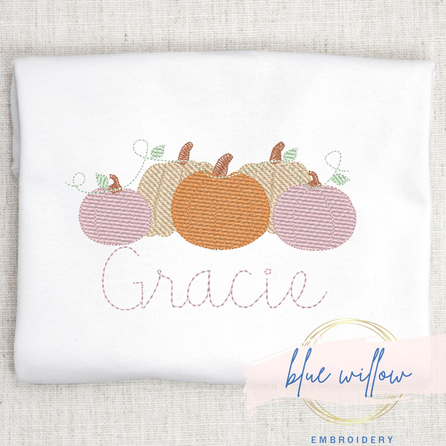 machine embroidery design, blue willow embroidery