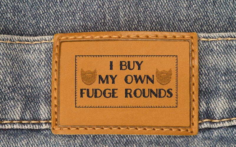 Oliver Anthony Embroidery Design, I Buy My Own Fudge Rounds