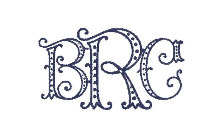 Fancy Embroidery Font, Machine Embroidery Monogram Font