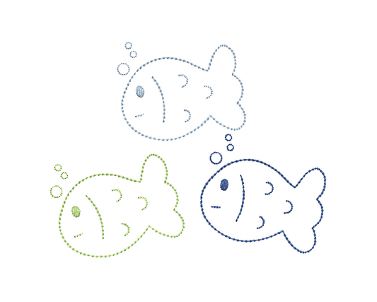 Fish Embroidery Design