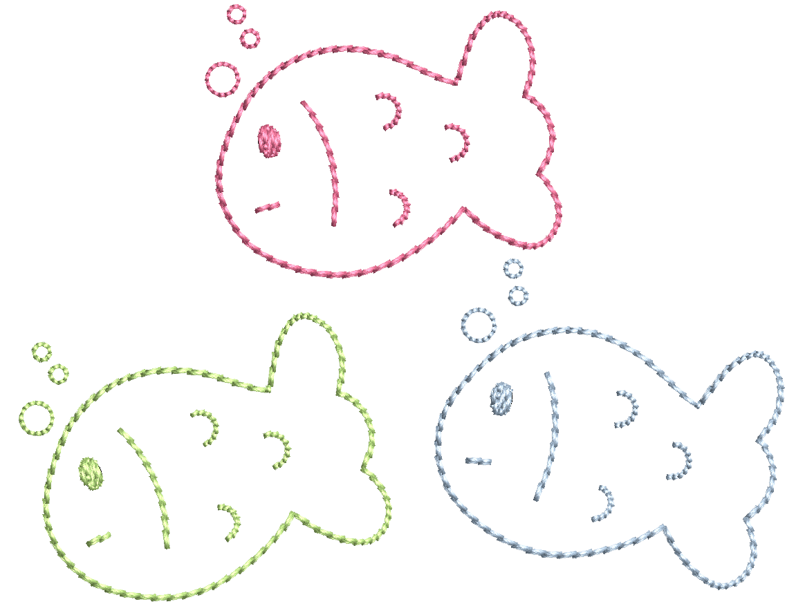 Fish Embroidery Design