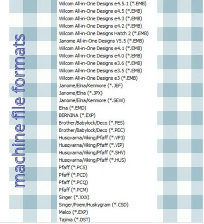 machine embroidery design