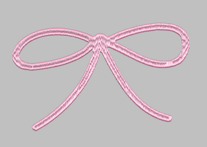 Coquette Bow Embroidery Design