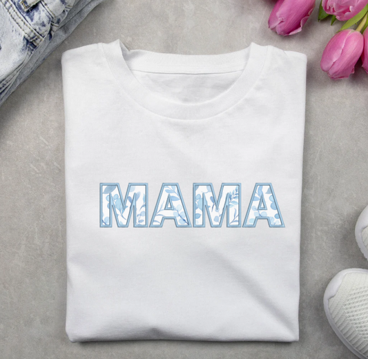 Mama Applique Embroidery Design