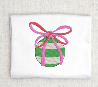 Christmas Ornament Embroidery Design