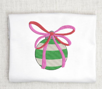 Christmas Ornament Embroidery Design