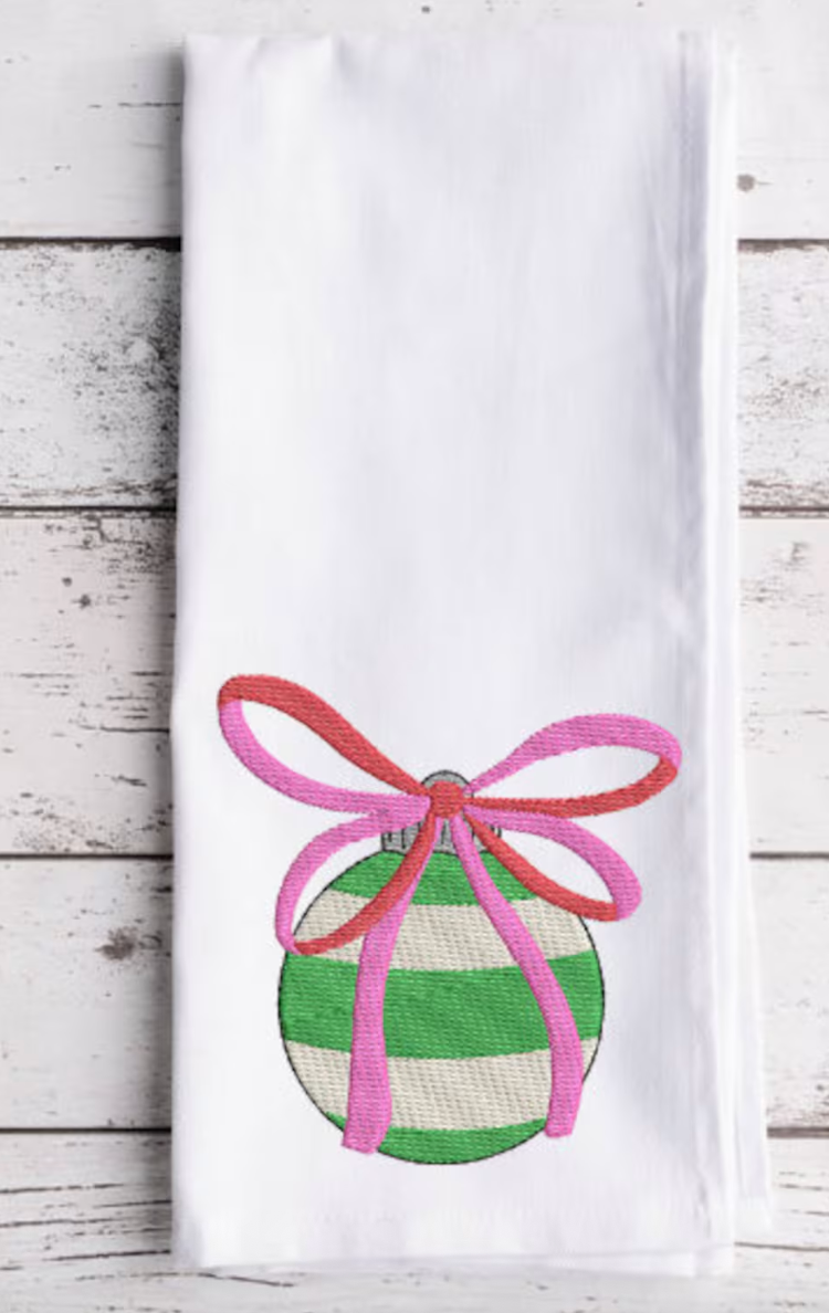 Christmas Ornament Embroidery Design