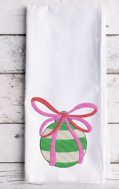 Christmas Ornament Embroidery Design