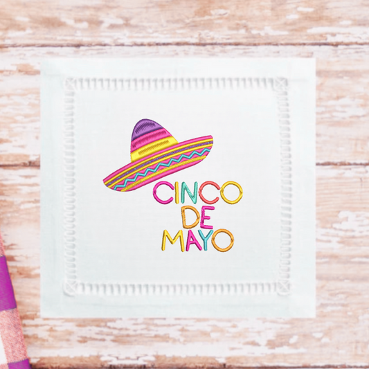 Cinco De Mayo Embroidery Design for Instant Download