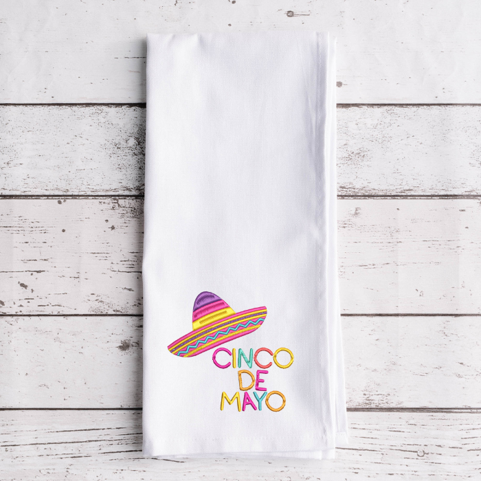 Cinco De Mayo Embroidery Design for Instant Download