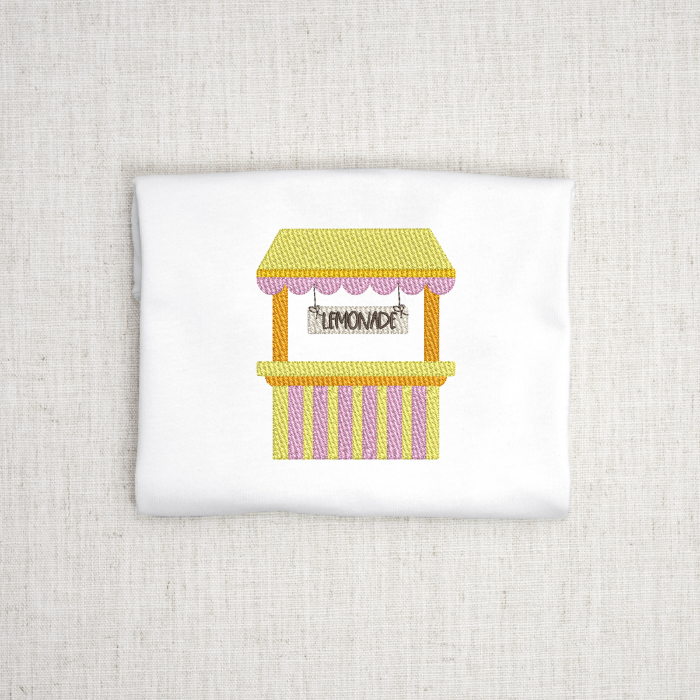 Lemonade Embroidery Design, Lemonade Stand Digital Design Download