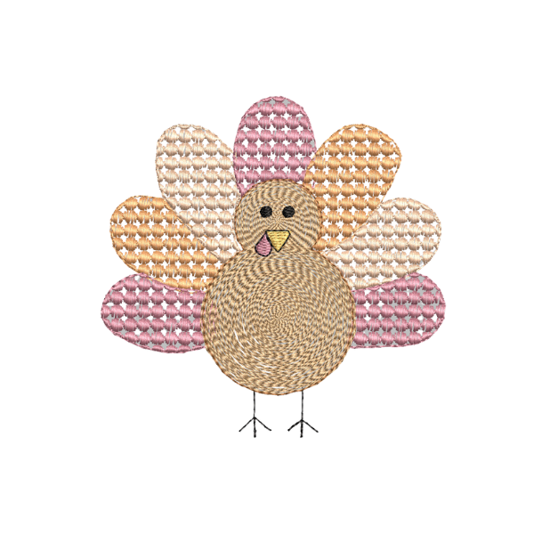 Turkey Embroidery Design