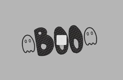 Boo Embroidery Design