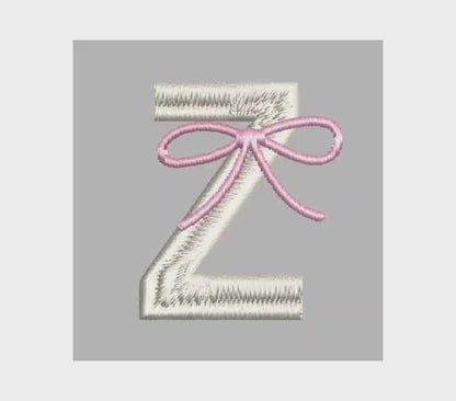 Ribbons and Bows Machine Embroidery Font