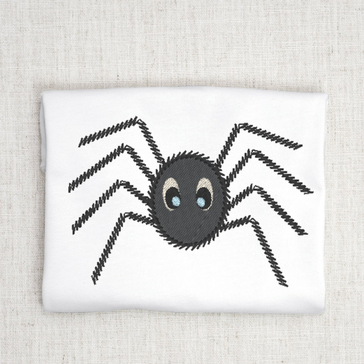 Spider Embroidery Design, Halloween Machine Embroidery, Digital Embroidery File, Spooky Embroidery, Spider Web, Boo Embroidery