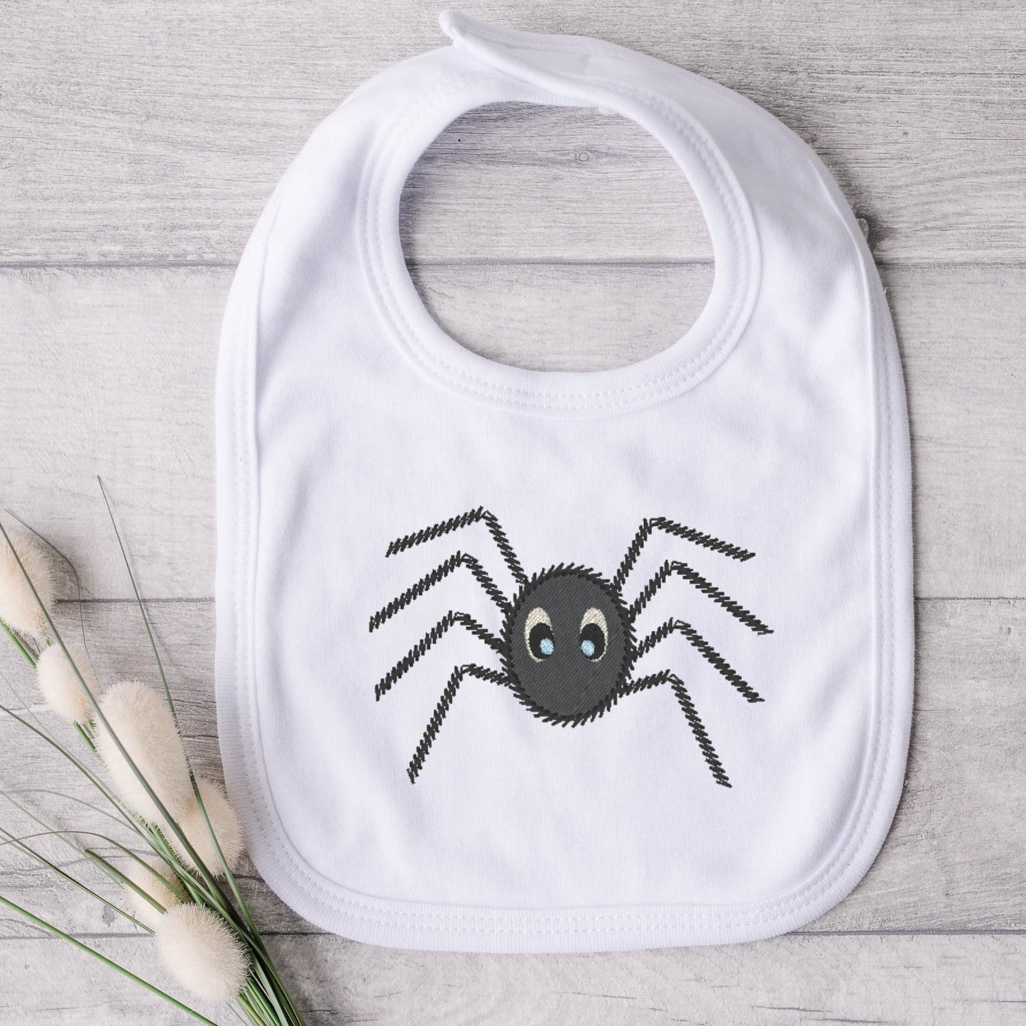 Spider Embroidery Design, Halloween Machine Embroidery, Digital Embroidery File, Spooky Embroidery, Spider Web, Boo Embroidery