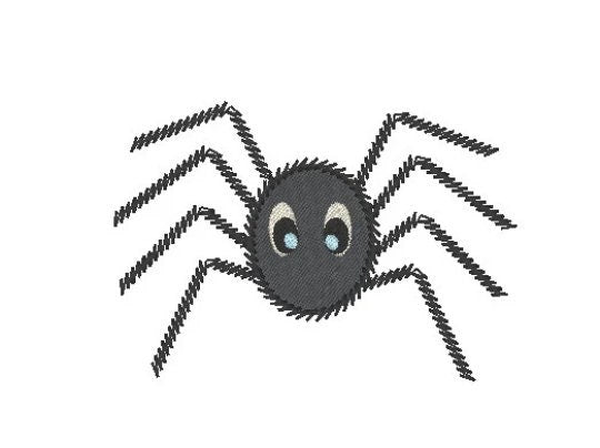 Spider Embroidery Design, Halloween Machine Embroidery, Digital Embroidery File, Spooky Embroidery, Spider Web, Boo Embroidery