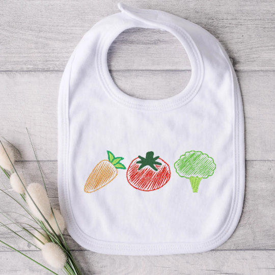 Veggie Garden Embroidery Design