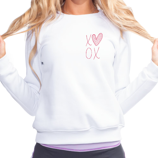 XOXO Embroidery Design for Valentine's Day